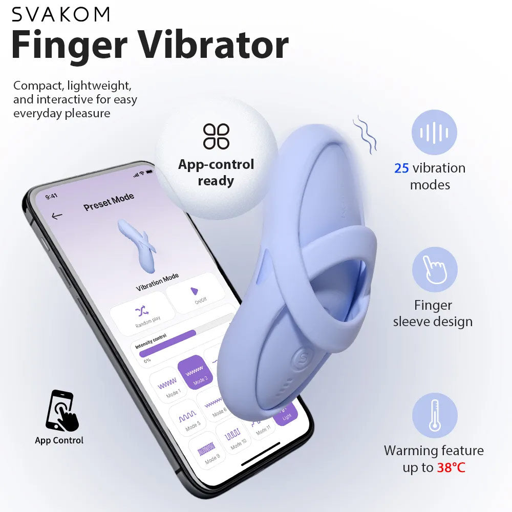 Svakom Echo 2 Flexible Finger Vibrator