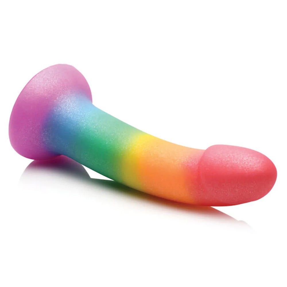 Simply Sweet 6.5-Inch Phallic Rainbow Dildo