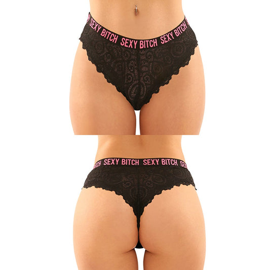 Fantasy Lingerie Vibes Sexy Bitch 2 Panty Pack