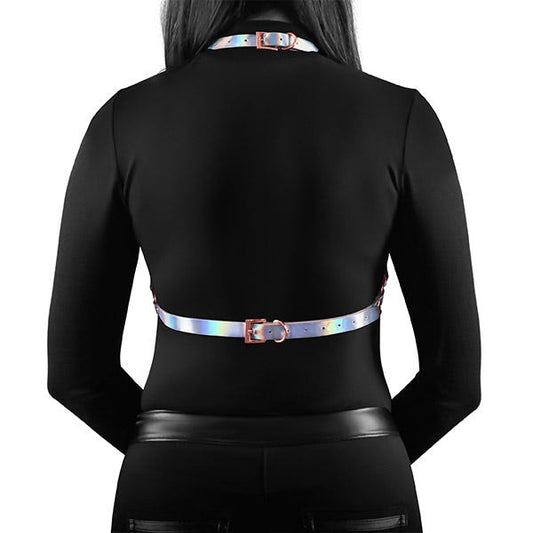 Cosmo Bondage Crave Rainbow Harness - S/M