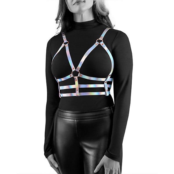 Cosmo Bondage Bewitch Rainbow Harness - L/XL