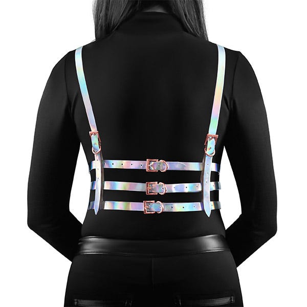 Cosmo Bondage Bewitch Rainbow Harness - L/XL