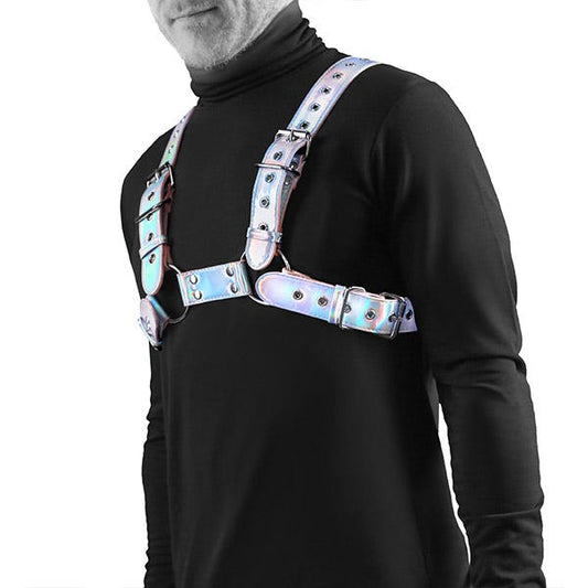 Cosmo Bondage Rogue Rainbow Harness - M/L