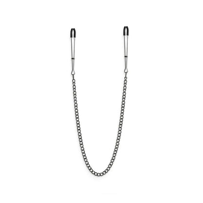 Bound DC3 Tweezer Nipple Clamps with Chain - Charcoal