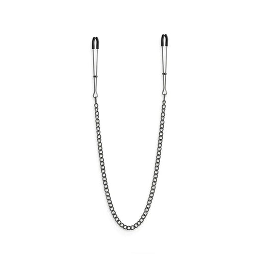 Bound DC3 Tweezer Nipple Clamps with Chain - Charcoal