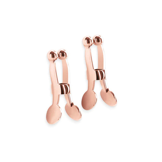 Bound C1 Spring-Loaded Nipple Clamps - Rose Gold