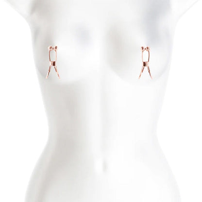 Bound C1 Spring-Loaded Nipple Clamps - Rose Gold