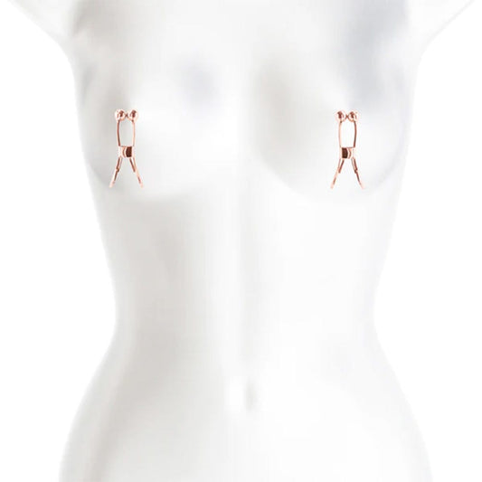 Bound C1 Spring-Loaded Nipple Clamps - Rose Gold