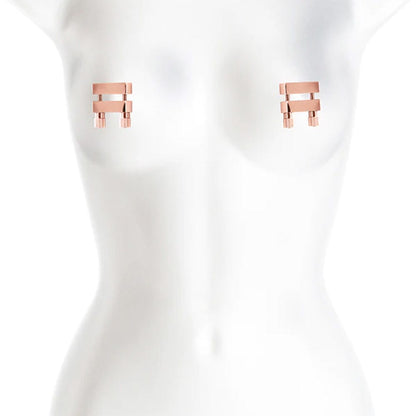 Bound V1 Vice Nipple Clamps - Rose Gold