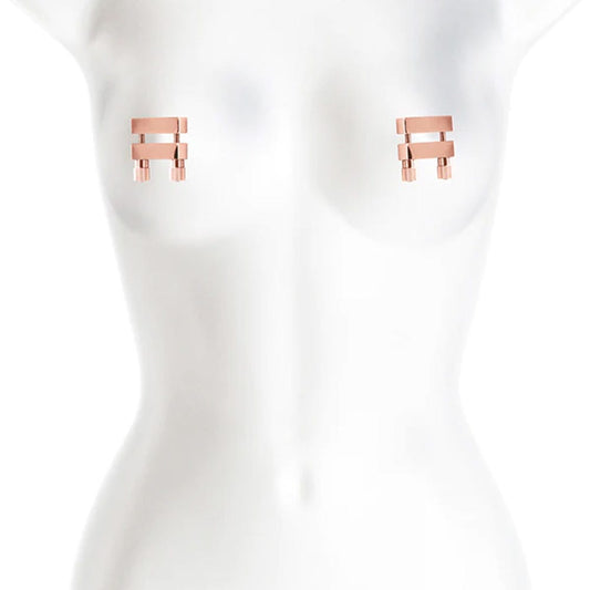 Bound V1 Vice Nipple Clamps - Rose Gold
