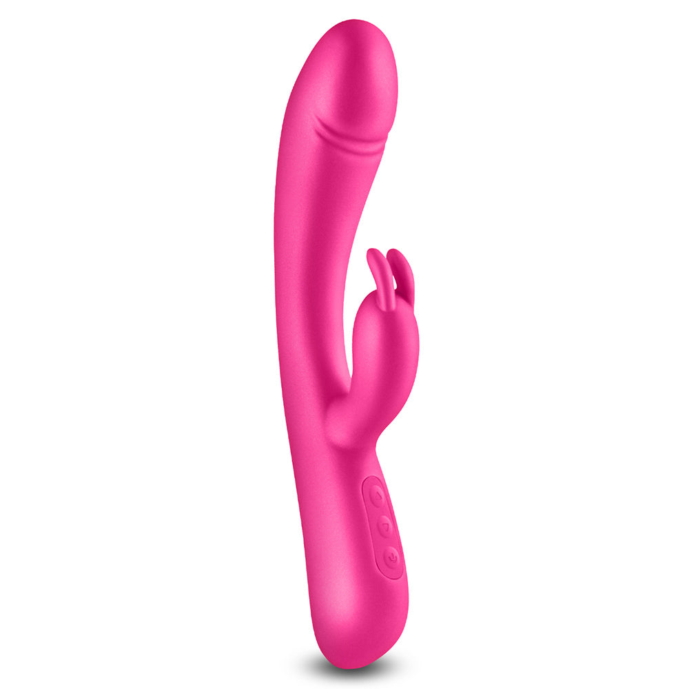 Royals Divine Metallic Pink Rabbit Vibrator