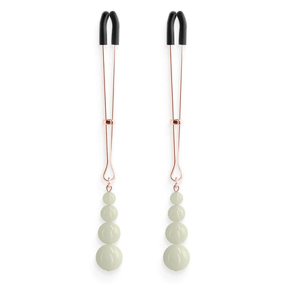 Bound Nipple Clamps 2 Rose Gold Glow in the Dark
