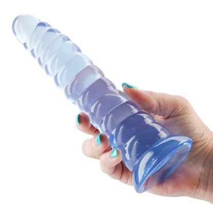 NS Novelties Fantasia Nymph Rippled Suction Cup Dildo