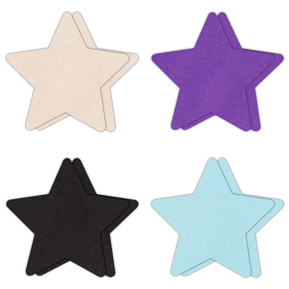 Pretty Pasties Star Assorted 4-Pack