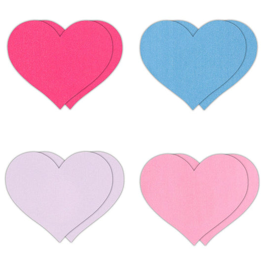 Pretty Pasties Pastel Heart Assorted 4-Pack