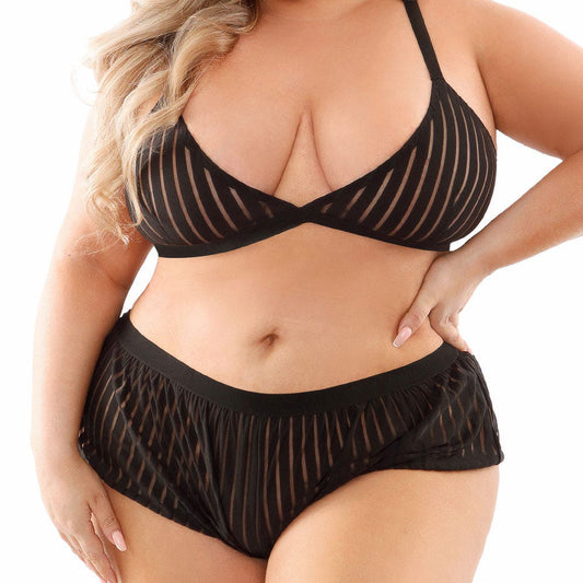 Fantasy Lingerie Vixen All The Feels Bralette & Short Set