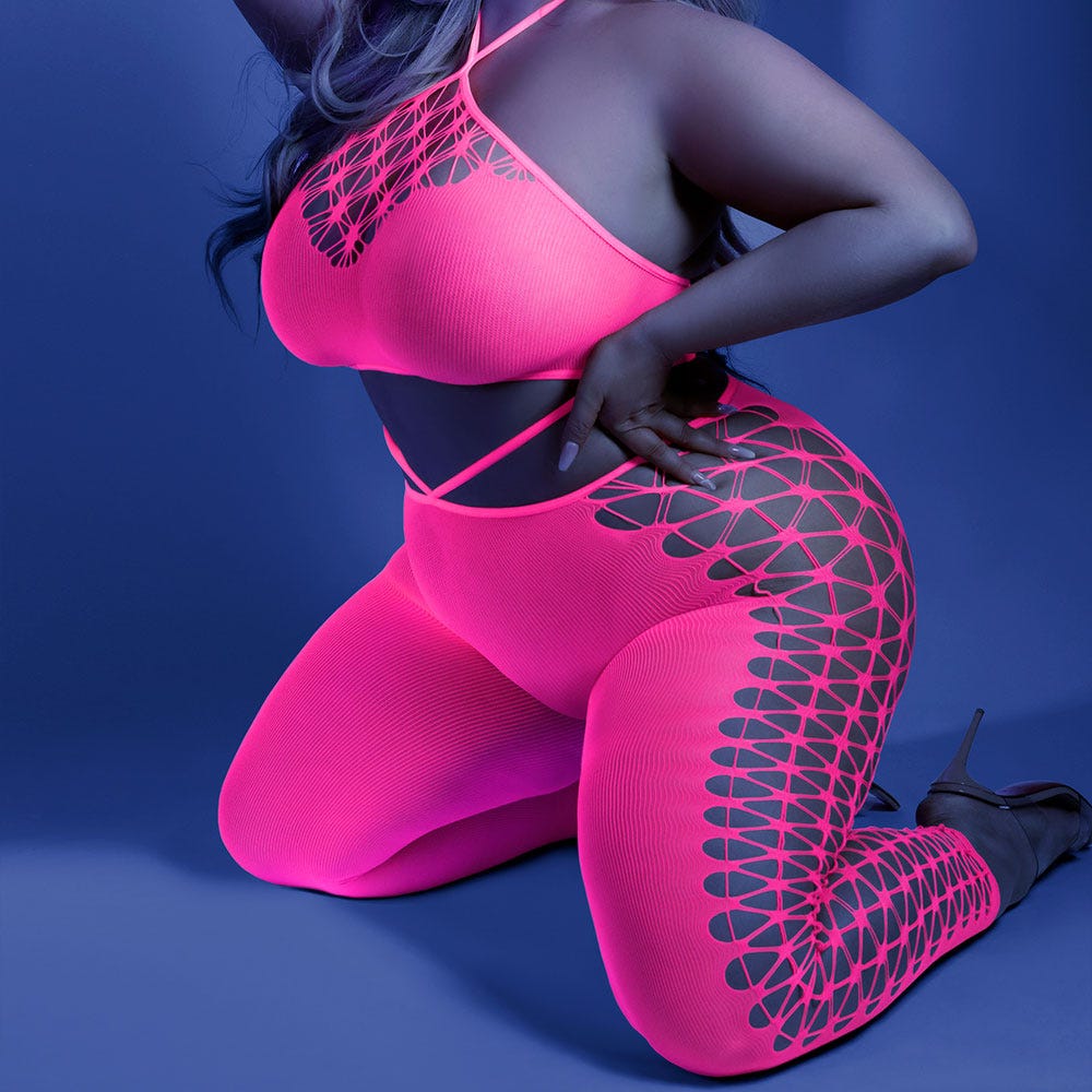 Fantasy Lingerie Glow Own The Night Bodystocking