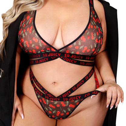 Fantasy Lingerie Vibes So Juicy Bralette & Panty Set