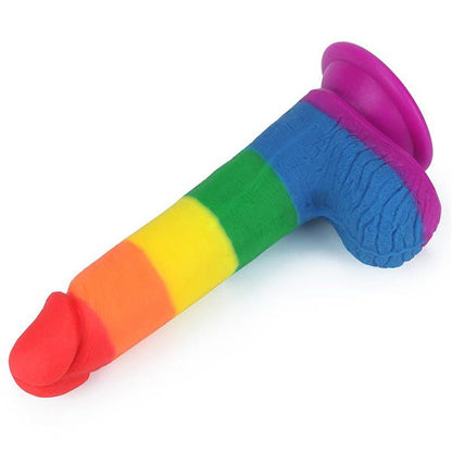 Lovetoy Prider 7.5-Inch Rainbow Dildo