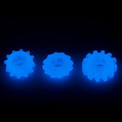Lumino Play 3-Piece Glow In The Dark Penis Ring Set