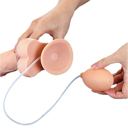 Lovetoy Cumming Softee 9-Inch Soft Ejaculation Dildo with Balls