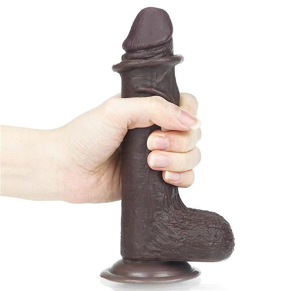 Lovetoy Sliding Skin 7-Inch Dual Layer Dong