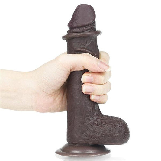 Lovetoy Sliding Skin 7-Inch Dual Layer Dong