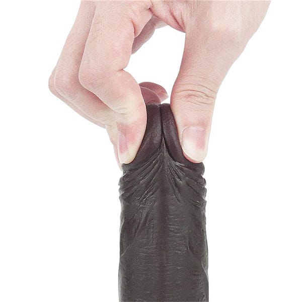 Lovetoy Sliding Skin 7-Inch Dual Layer Dong