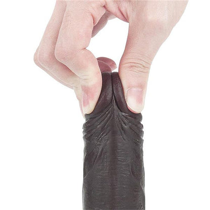 Lovetoy Sliding Skin 7-Inch Dual Layer Dong
