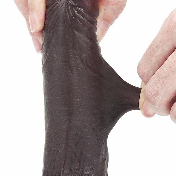 Lovetoy Sliding Skin 7-Inch Dual Layer Dong