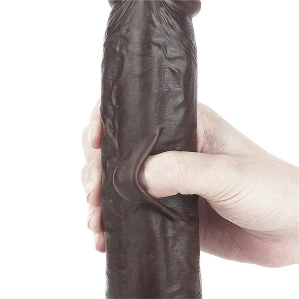Lovetoy Sliding Skin 9-Inch Dual Layer Bendable Dong