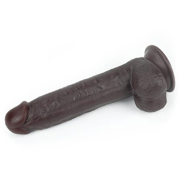Lovetoy Sliding Skin 9-Inch Dual Layer Bendable Dong