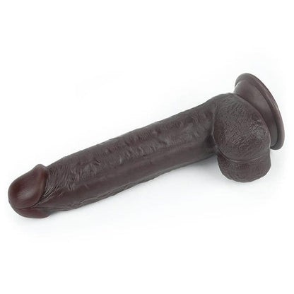 Lovetoy Sliding Skin 9-Inch Dual Layer Bendable Dong