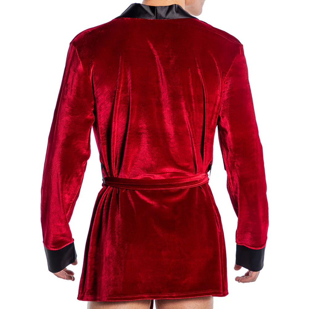 Playboy Mens Smoke Lounge Robe