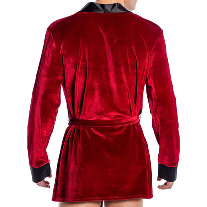 Playboy Mens Smoke Lounge Robe