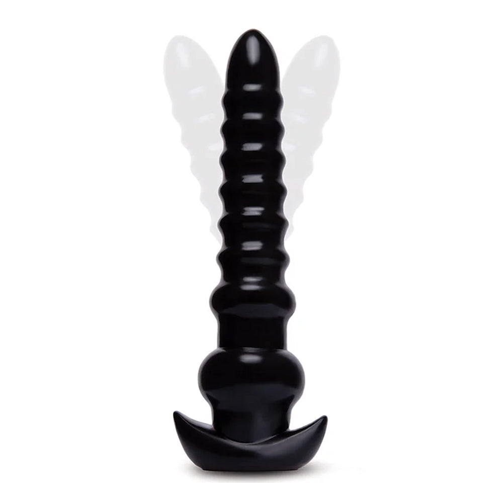 Size Up 13 Inch Ribbed Textured Titan Butt Plug