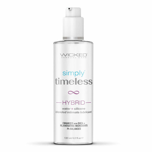Wicked Simply Timeless Hybrid Water & Silicone Blended Intimate Lubricant 120ml
