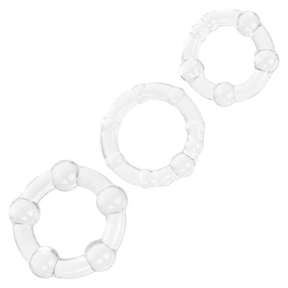 CalExotics Three-Pack Stretchy Island Cock Rings