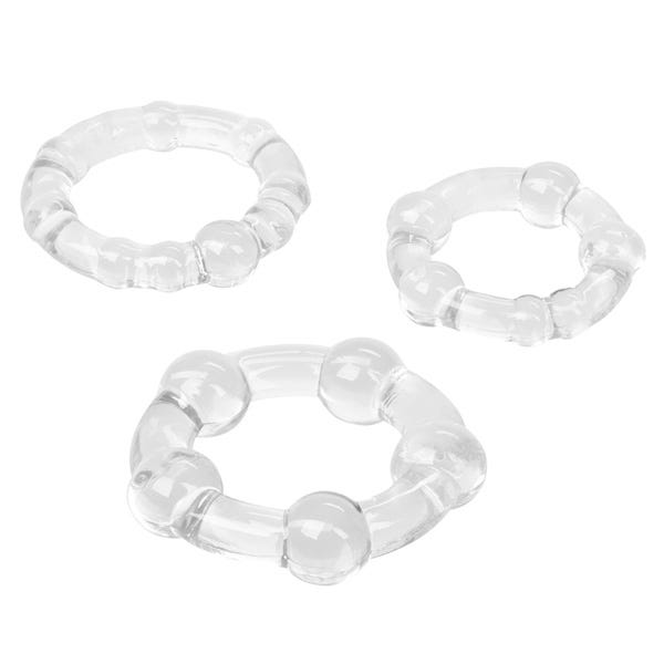 CalExotics Three-Pack Stretchy Island Cock Rings