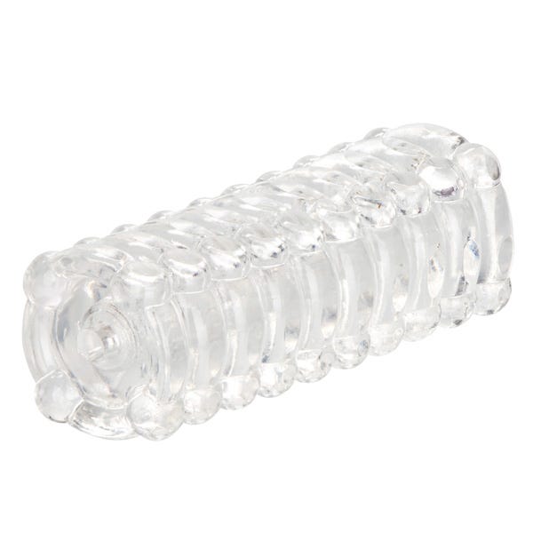 CalExotics Textured Ribbed Reversible Stroker