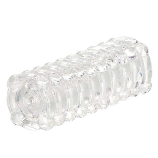 CalExotics Textured Ribbed Reversible Stroker