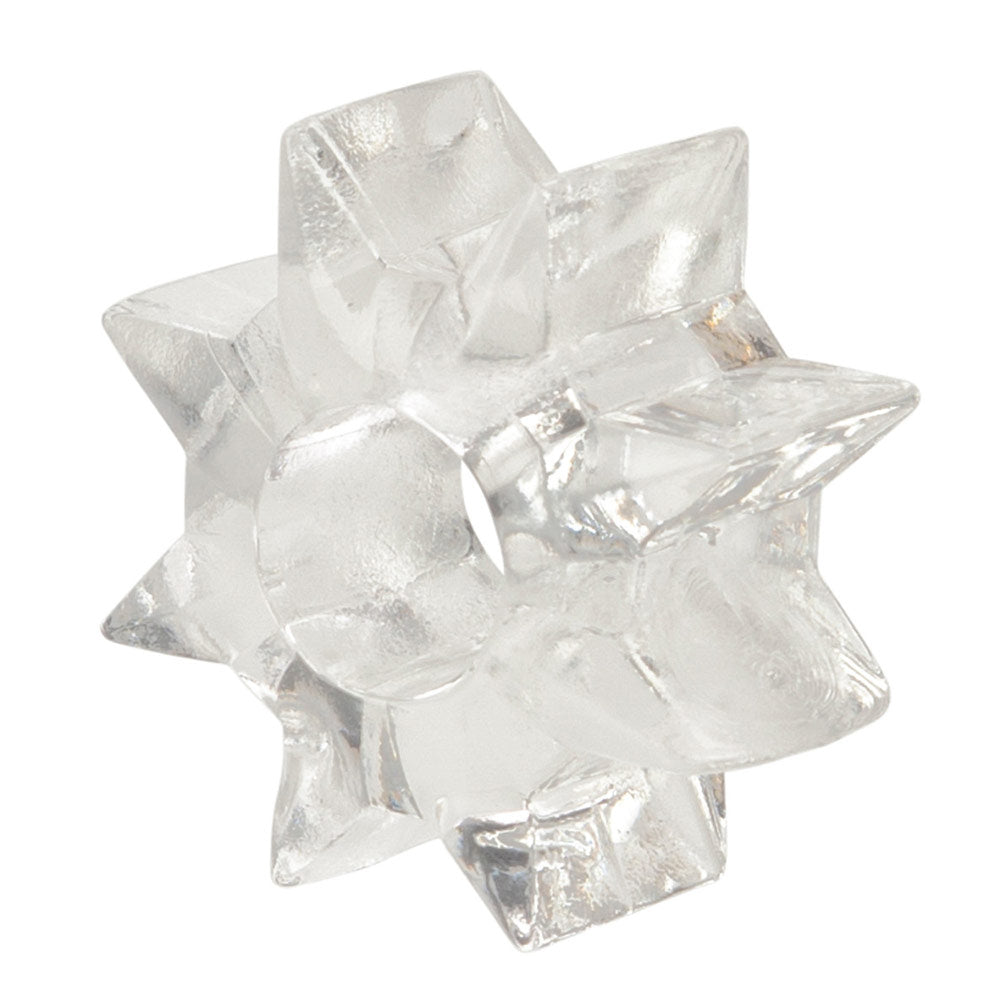 Basic Essentials Cock Ring Set of 4 - Clear