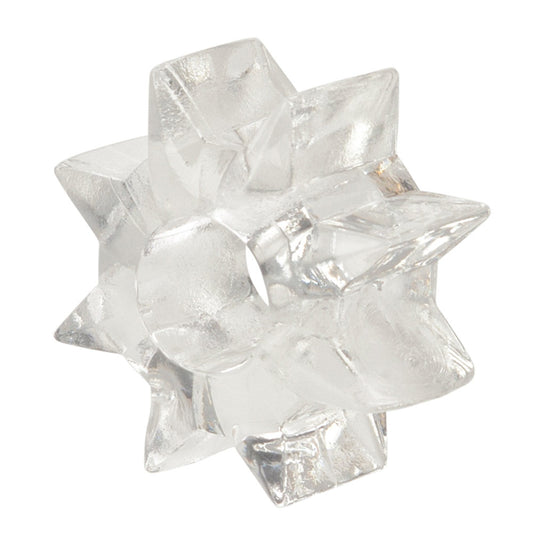 Basic Essentials Cock Ring Set of 4 - Clear