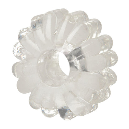 Basic Essentials Cock Ring Set of 4 - Clear