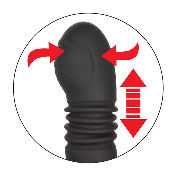 Eclipse Thrusting Rotator Silicone Anal Probe