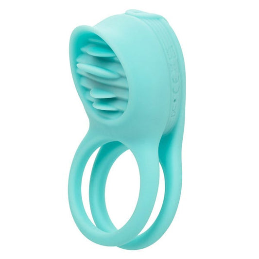 French Kiss Silicone Rechargeable Vibrating Enhancer with Cock Ring