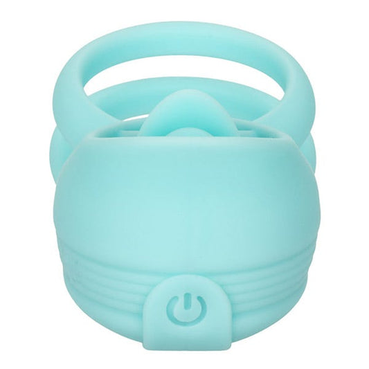 French Kiss Silicone Rechargeable Vibrating Enhancer with Cock Ring