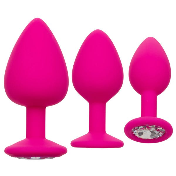 Cheeky Gem Detailed Butt Plug Set