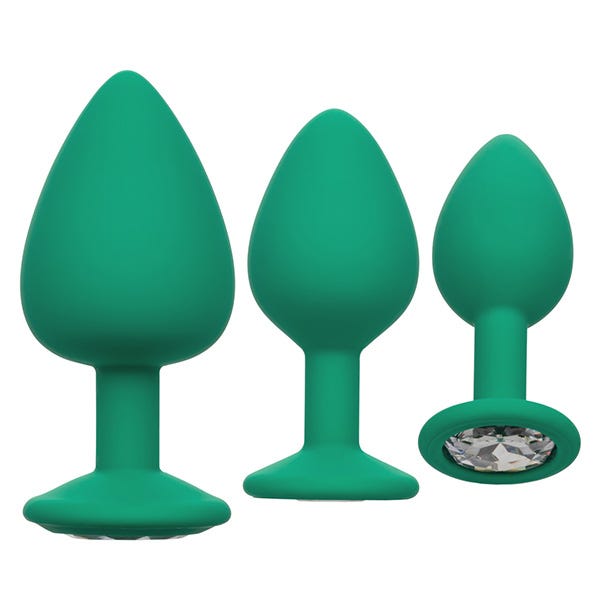 Cheeky Gem Detailed Butt Plug Set