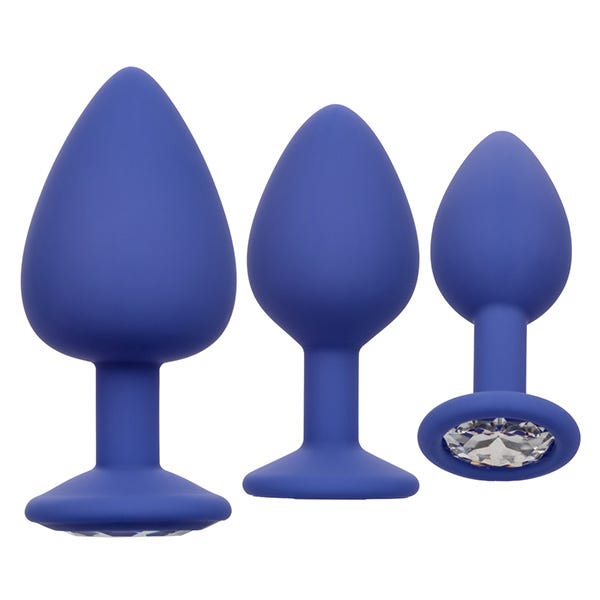 Cheeky Gem Detailed Butt Plug Set